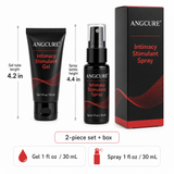 ANGCURE Intimacy Stimulant set include Intimacy Stimulant Spray 1 fl.oz/30 ml & Intimacy Stimulant Gel 1 fl.oz/30 ml