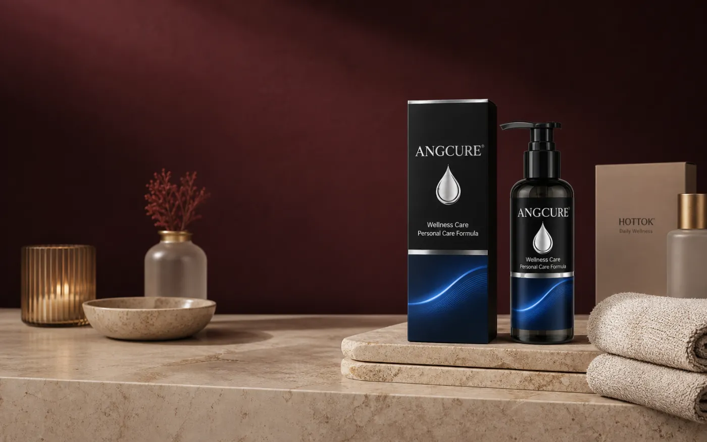 ANGCURE refined wellness care still life